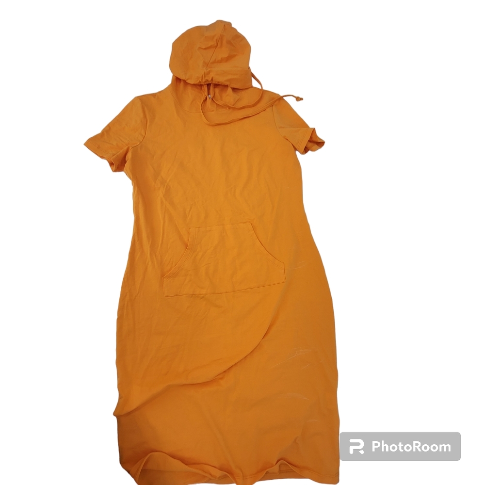 Missky Kangaroo Pocket Hooded Dress cover-up